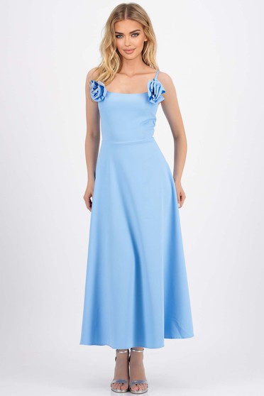 Kék ruhák, Világoskék pamut harang ruha - StarShinerS.hu