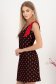 Fekete ruha - StarShinerS egyenes pamut 2 - StarShinerS.hu
