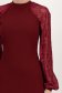 Burgundy krepp ruha egyenes 6 - StarShinerS.hu