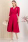 Fukszia ruha - StarShinerS midi harang georgette 3 - StarShinerS.hu