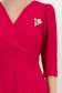 Fukszia ruha - StarShinerS midi harang georgette 5 - StarShinerS.hu