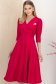 Fukszia ruha - StarShinerS midi harang georgette 1 - StarShinerS.hu
