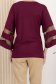 Burgundy női blúz lycra bő szabású 3 - StarShinerS.hu