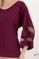 Burgundy női blúz lycra bő szabású 5 - StarShinerS.hu