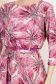 Pink ruha midi lycra harang alakú gumirozott derékrésszel 6 - StarShinerS.hu
