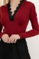Burgundy body lycra szűk szabású 4 - StarShinerS.hu