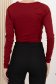 Burgundy body lycra szűk szabású 4 - StarShinerS.hu
