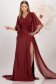Burgundy ruha hosszú muszlin harang 3 - StarShinerS.hu