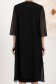 Fekete ruha lycra egyenes midi 5 - StarShinerS.hu