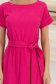 Pink ruha - StarShinerS midi viszkóz egyenes 6 - StarShinerS.hu