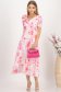Pink ruha - StarShinerS muszlin midi harang 3 - StarShinerS.hu
