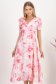 Pink ruha - StarShinerS muszlin midi harang 1 - StarShinerS.hu