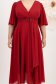 Burgundy ruha muszlin midi harang 5 - StarShinerS.hu