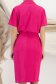 Fukszia ruha - StarShinerS midi lenvászon 5 - StarShinerS.hu
