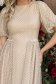 Bézs ruha - StarShinerS tüll midi harang 6 - StarShinerS.hu
