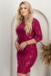 Pink egyenes midi ruha - StarShinerS 2 - StarShinerS.hu