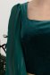 Sötétzöld bársony női blúz 4 - StarShinerS.hu