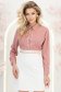 Női, pink szatén ing, hosszú ujjú, bő szabású 1 - StarShinerS.hu