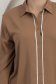 Barna női ing hosszú ujjakkal szatén 4 - StarShinerS.hu
