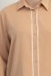 Bézs női ing hosszú ujjakkal szatén 4 - StarShinerS.hu