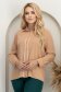 Bézs női ing hosszú ujjakkal szatén 1 - StarShinerS.hu