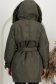 Khaki zöld bő szabású kabát, 2 az 1-ben kapucnival és műszőrme betétekkel 6 - StarShinerS.hu