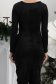 Fekete bársony ceruza ruha 6 - StarShinerS.hu