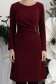 Burgundy ruha - StarShinerS ceruza kötött térdig érő 5 - StarShinerS.hu