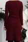 Burgundy ruha - StarShinerS ceruza kötött térdig érő 6 - StarShinerS.hu