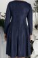Sötétkék ruha - StarShinerS bársony rövid harang 6 - StarShinerS.hu