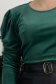 Zöld női blúz - StarShinerS hosszú ujjakkal bársony 4 - StarShinerS.hu