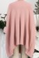 Pink finom kötött anyagból készült, bő szabású blúz háromnegyedes ujjakkal és műszőrme betétekkel 6 - StarShinerS.hu