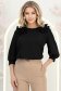Fekete női blúz - StarShinerS bő szabású könnyed 1 - StarShinerS.hu