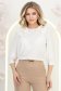 Ivoire női blúz - StarShinerS bő szabású könnyed 1 - StarShinerS.hu