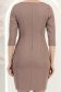 Cappuccinobarna ruha - StarShinerS ceruza rövid rugalmas szövet 6 - StarShinerS.hu