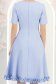 Világoskék ruha - StarShinerS harang térdig érő rugalmas szövet 6 - StarShinerS.hu
