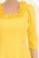 Sárga ruha - StarShinerS harang midi rugalmas szövet 5 - StarShinerS.hu