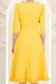 Sárga ruha - StarShinerS harang midi rugalmas szövet 6 - StarShinerS.hu
