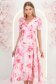 Pink ruha - StarShinerS muszlin midi harang 1 - StarShinerS.hu