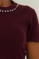 Burgundy bő blúz kötöttből 3 - StarShinerS.hu