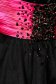 Fukszia Sherri Hill ruha fűzős strassz köves díszítés mellrésznél szivacsos 4 - StarShinerS.hu