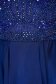 Kék Sherri Hill ruha luxus muszlinból rövid harang hátul kivágott 5 - StarShinerS.hu