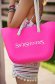 Pink - StarShinerS táska strandi írásos mintával 5 - StarShinerS.hu