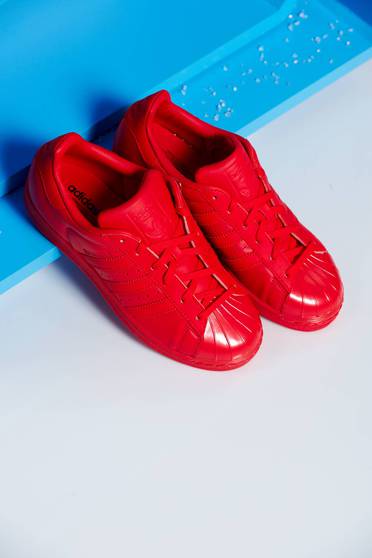 Piros Adidas originals superstar 80s sport cipő