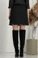 Hétköznapi rövid StarShinerS fekete szoknya 5 - StarShinerS.hu