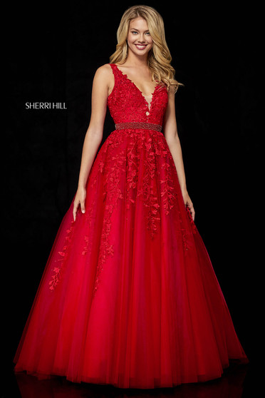 Piros Sherri Hill 11335 Ruha