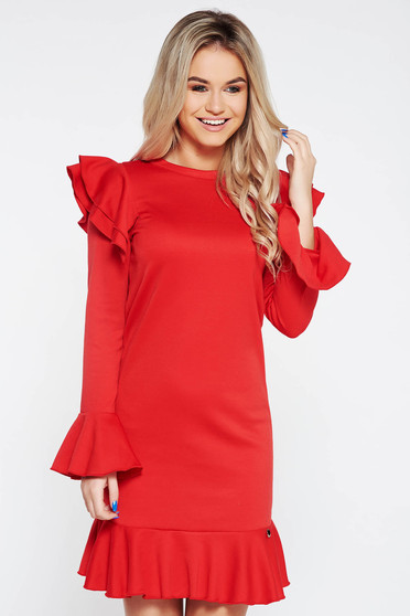 Fodros bő szabású elegáns PrettyGirl ruha