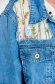 Kék dzseki casual pamutból készült tüll hímzett zsebes 4 - StarShinerS.hu