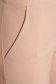 Krémszínű irodai egyenes szabású zsebes nadrág enyhén rugalmas szövetből 5 - StarShinerS.hu