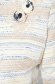 Krém LaDonna elegáns pamutból készült blézer belső béléssel kézzel varrott díszítésekk 4 - StarShinerS.hu